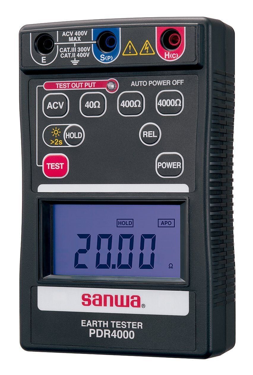 Sanwa PDR-4000 2 ve 3 Kazıklı Toprak Megeri