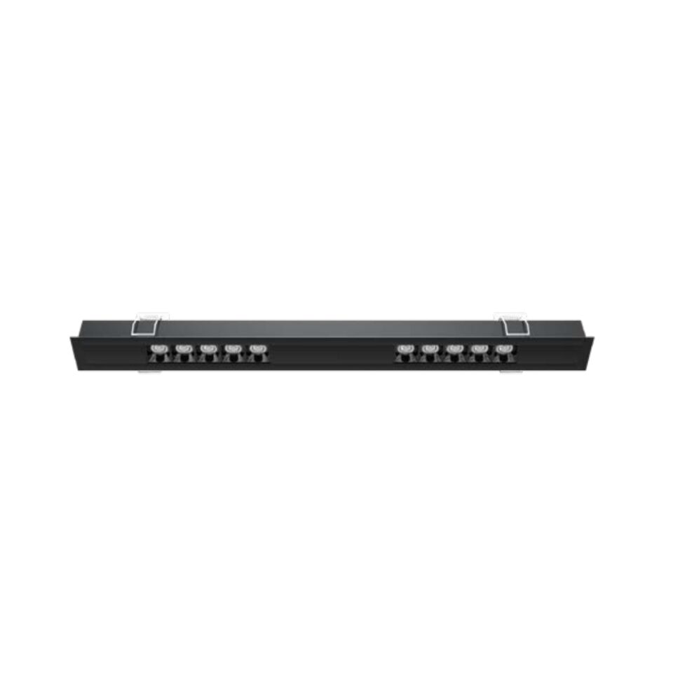 GOYA GY 8024-60 Siyah/Beyaz Kasa 20 Watt 64 cm Sıva Altı Lensli Lineer Armatür