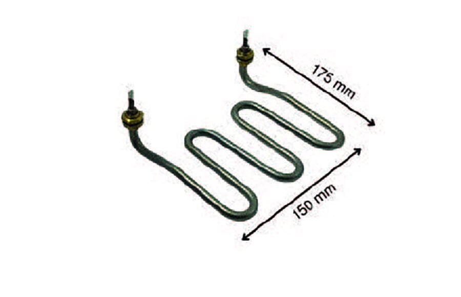 SRC Rezistans CR 112 137 Semaver Rezistansı - Kıvrık 220 V 2000 Watt (8.5 Ø)