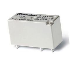 Finder 41.52.9.024.0010 5mm Pinli; 24V DC AgNi; Lehim Dağılması Korumalı; 2CO 8A