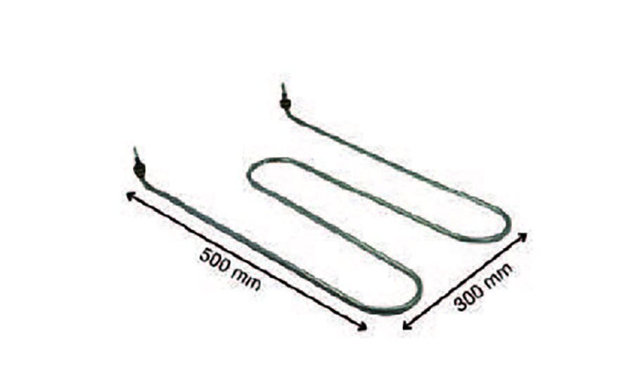 SRC Rezistans CR 112 171 Semaver Rezistansı - Kıvrık 220 V 2500 Watt (8.5 Ø)