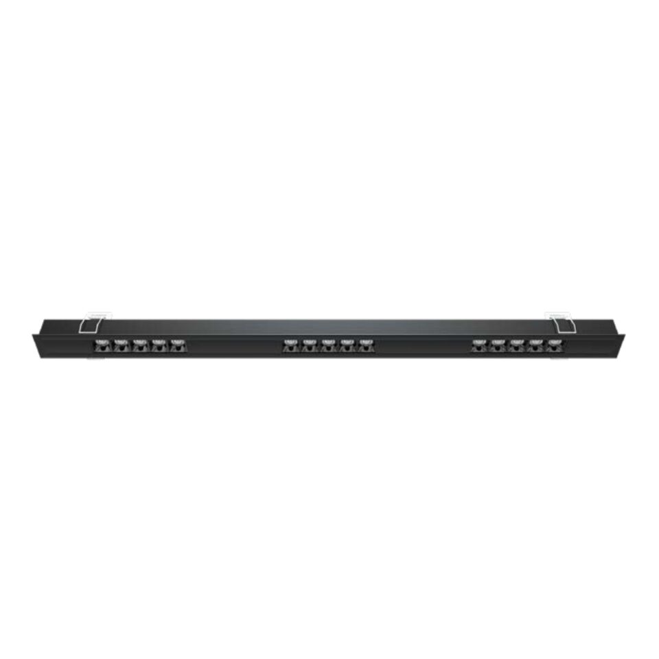 GOYA GY 8024-90 Siyah/Beyaz Kasa 30 Watt 94 cm Sıva Altı Lensli Lineer Armatür