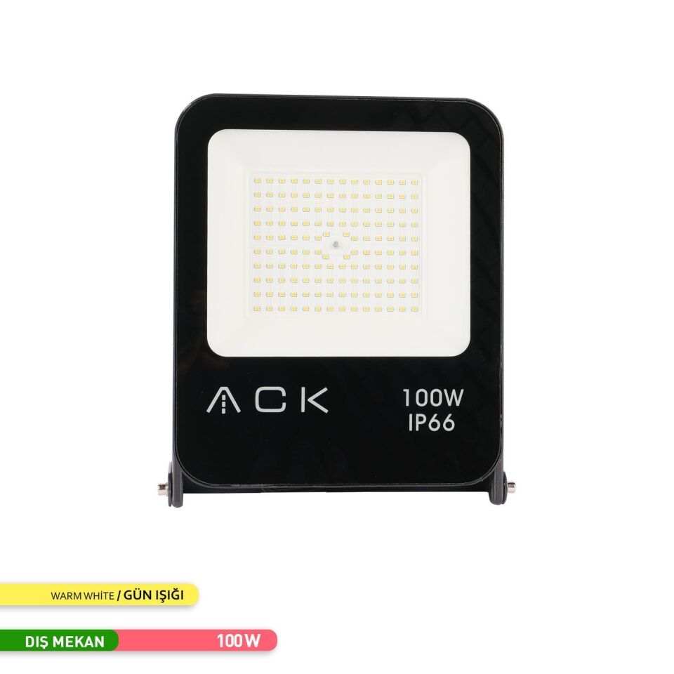 ACK AT62-19102 100W 3000K Gün Işığı Led Projektör