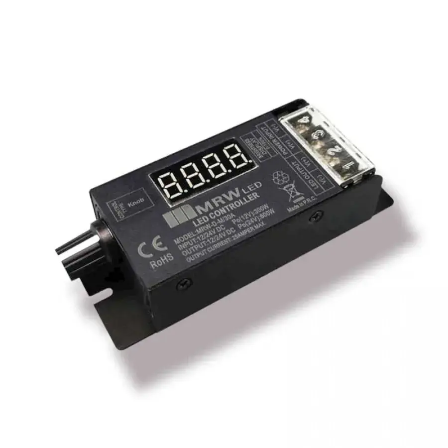 Mervesan MRW-D-M/30A 360 W/720 W 30 AMPER MANUEL LED DIMMER MRW LED Markalı ŞERİT LED DİMMER