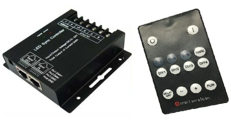 Mervesan MRW-D-30A 360 W/720 W 30 AMPER RF LED DIMMER MRW LED Markalı ŞERİT LED DİMMER