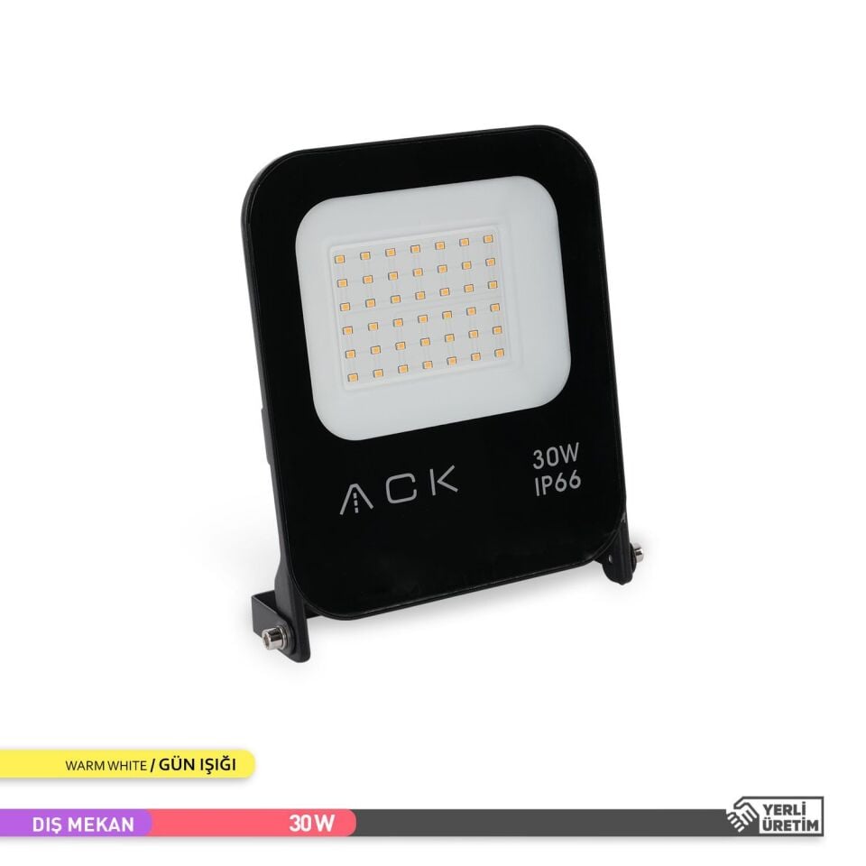 ACK AT62-03002 30W 3000K Gün Işığı Led Projektör