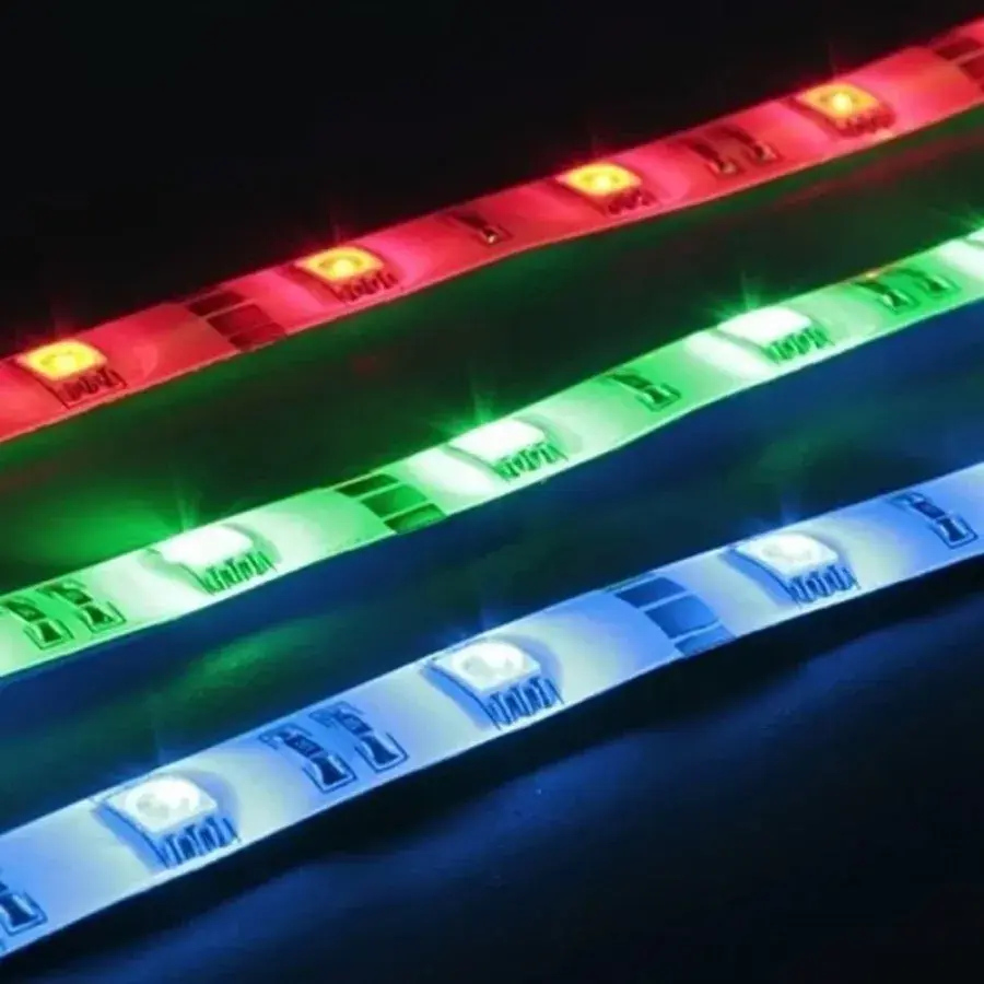 Mervesan (5 Metre) MRW-L-RGB RGB IP 20 IÇ MEKAN MRW LED Markalı SMD-5050 RGB Led Şerit