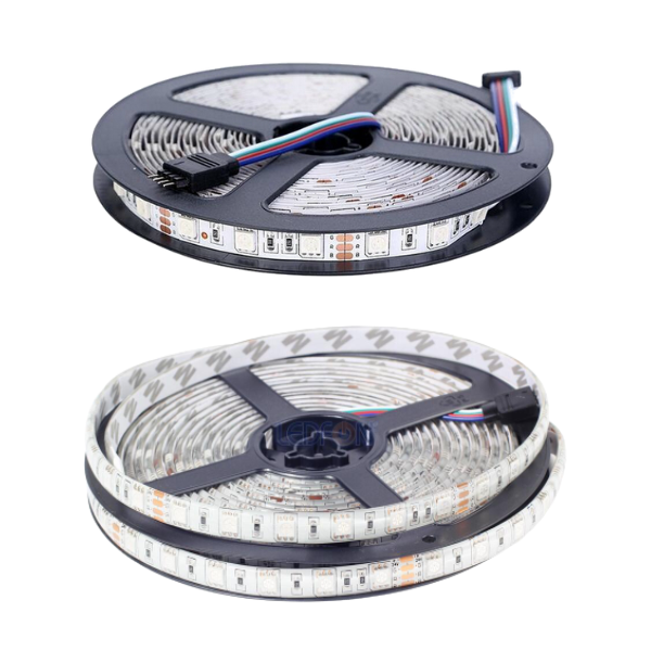 Mervesan (5 Metre) MRW-L-65-RGB RGB IP 65 DIş MEKAN MRW LED Markalı SMD-5050 RGB Led Şerit