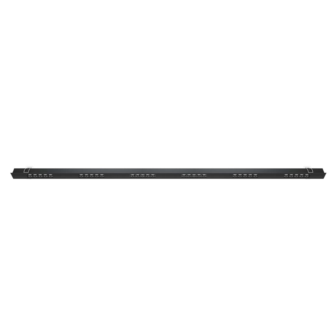 GOYA GY 8024-180 Siyah/Beyaz Kasa 60 Watt 184 cm Sıva Altı Lensli Lineer Armatür