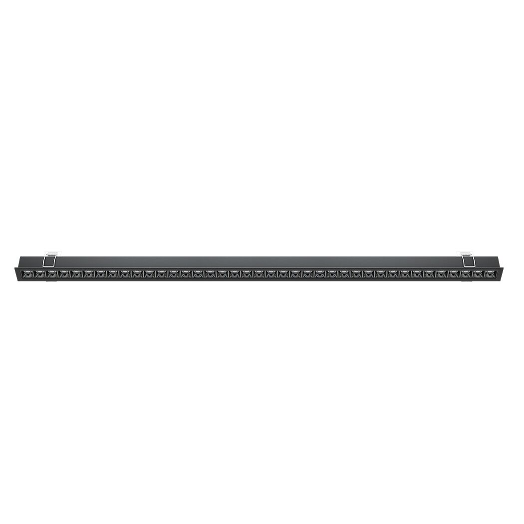 GOYA GY 8025-120 Siyah/Beyaz Kasa 80 Watt 124 cm Sıva Altı Lensli Lineer Armatür
