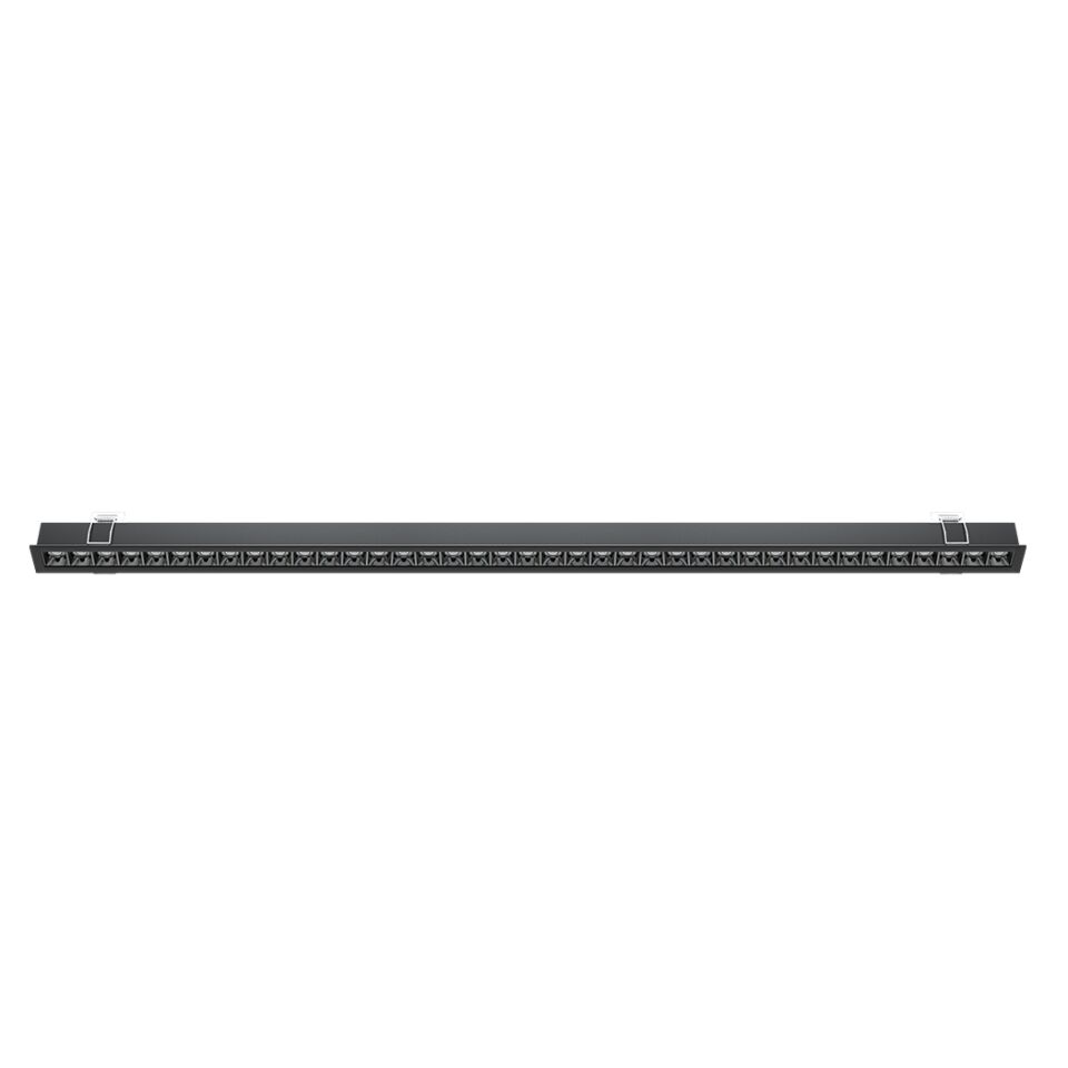 GOYA GY 8025-120 Siyah/Beyaz Kasa 80 Watt 124 cm Sıva Altı Lensli Lineer Armatür