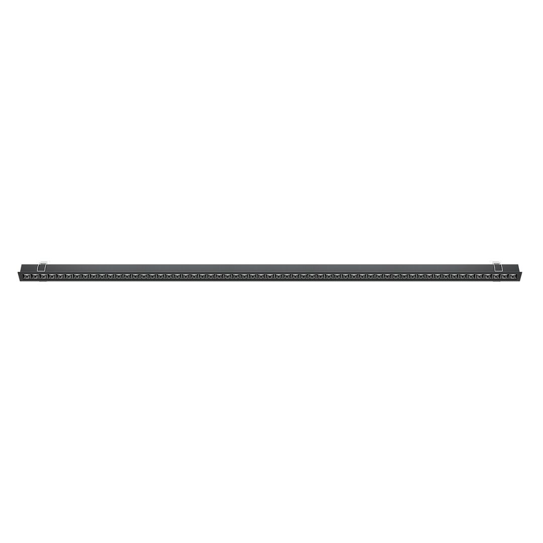 GOYA GY 8025-180 Siyah/Beyaz Kasa 120 Watt 184 cm Sıva Altı Lensli Lineer Armatür