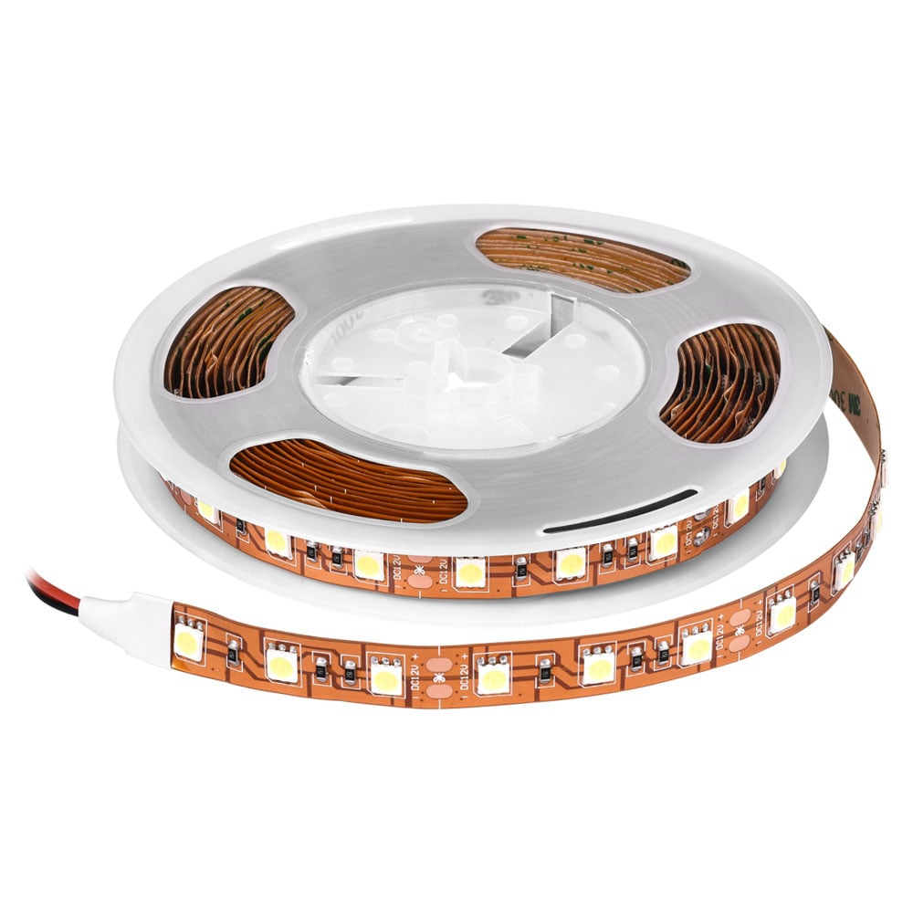 Mervesan (5 Metre) MRW-5050-B-H BEYAZ YÜKSEK LÜMEN MRW LED Markalı SMD-5050 Üç Chip Led Şerit