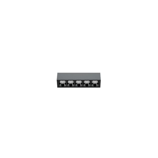 GOYA GY 8044-15 Siyah/Beyaz Kasa 10 Watt 15 cm Sıva Üstü Lensli Lineer Armatür