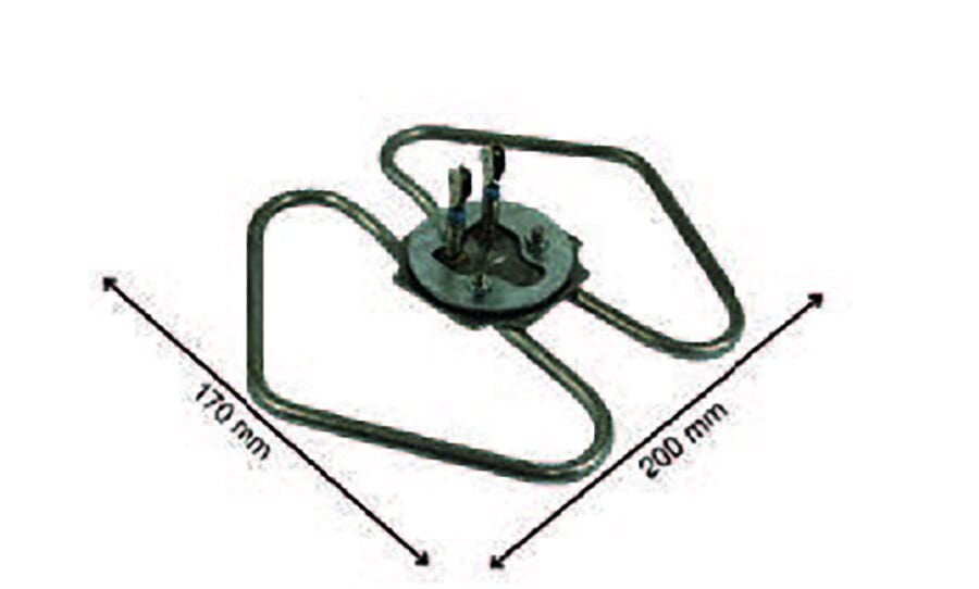 SRC Rezistans CR 112 324 Kelebek Rezistansı 220 V 1750 Watt (8.5 Ø)