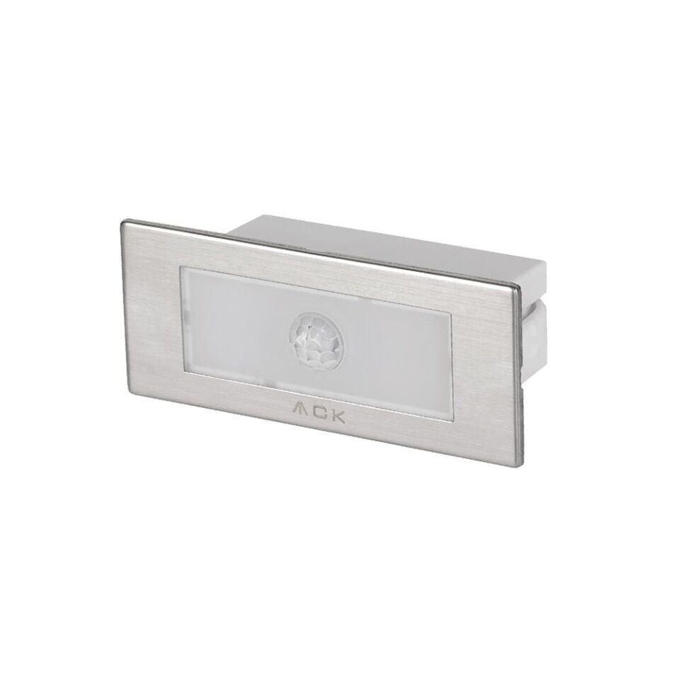 ACK AH07-01034 Sensörlü LED 1,5W 6500K 12 cmx5cmx5,37 cm Merdiven-Duvar Armatürü