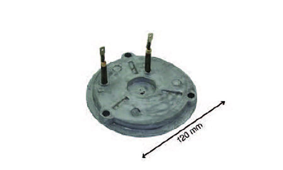 SRC Rezistans CR 112 502 Armağan Döküm Semaver Rezistansı 220 V 1100 Watt (Cr-Ni/Al)