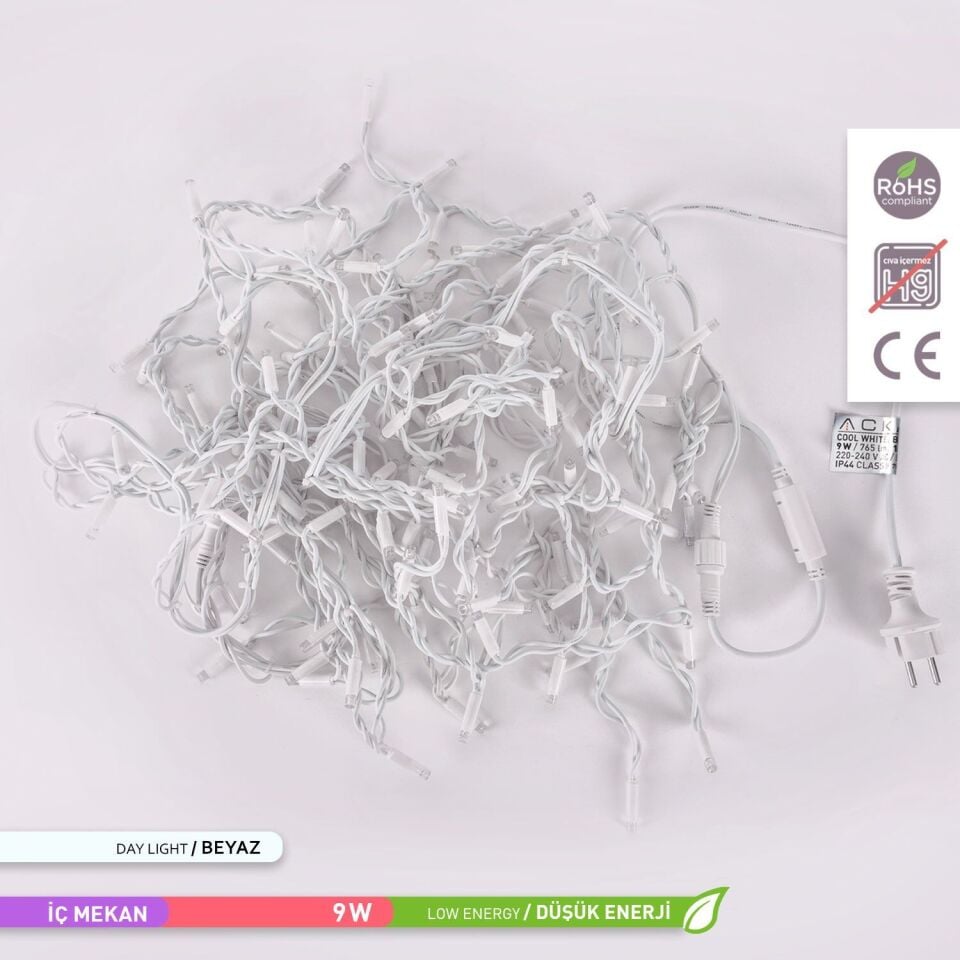 ACK AS90-00203 Lüks Seri LED Saçak Işık 6500K