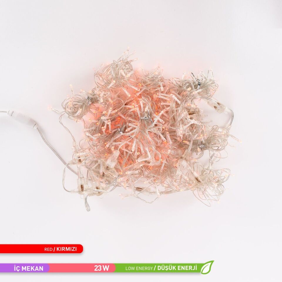 ACK AS90-00504 2X2 LED Perde Kırmızı Işık