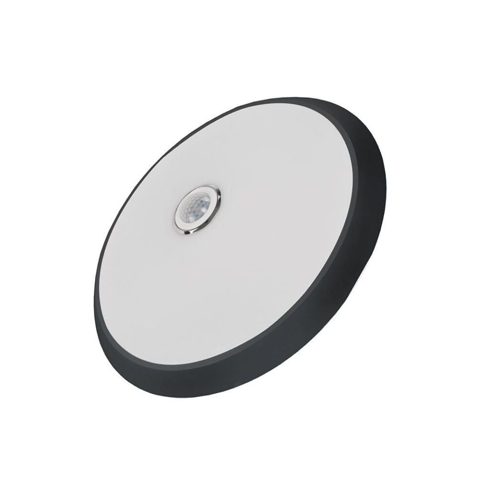 ACK AC17-00131 18W 6500K Sensörlü Sıva Üstü LED Tavan Armatürü Siyah