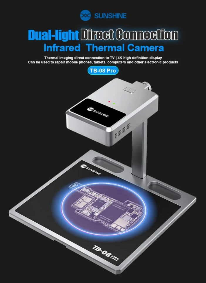 SUNSHINE TB-08 Pro – Çift Işıklı Kızılötesi Termal Kamera