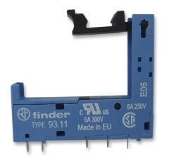 Finder 93.11 34.51/34.81 Röleler İçin Soket 6A 250V AC