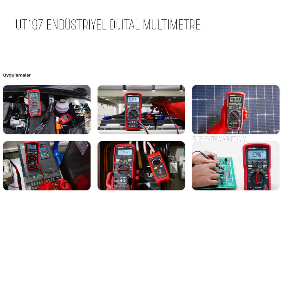 Uni-t UT197 Endüstriyel Dijital Multimetre