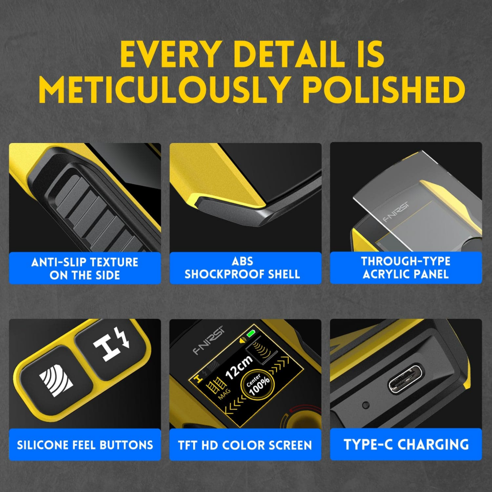 Fnirsi WD02 Duvar Dedektörü Tarayıcı