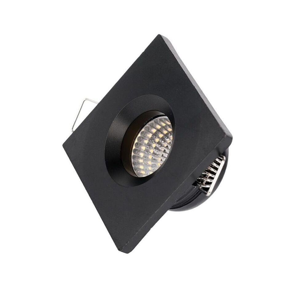 ACK AH07-01761 3W Mavi Sıva Altı LED Spot Armatür Siyah