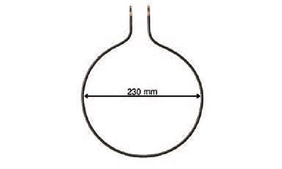 SRC Rezistans CR 114 140 Mini İnce Fırın Boru Rez. (Ampul) 220 V 700 Watt (6.5 Ø Cr-Ni)