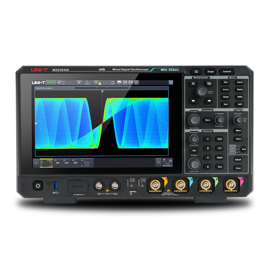 Uni-t MSO3034X Dijital Osiloskop 4 Kanal 350 MHz