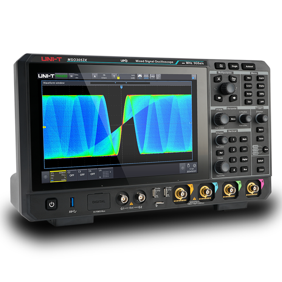 Uni-t MSO3034X Dijital Osiloskop 4 Kanal 350 MHz