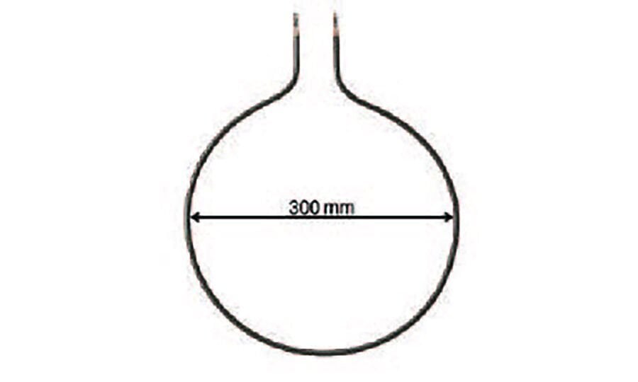 SRC Rezistans CR 114 144 Büyük İnce Fırın Boru Rez. (Ampul) 220 V 1000 Watt (6.5 Ø Cr-Ni)