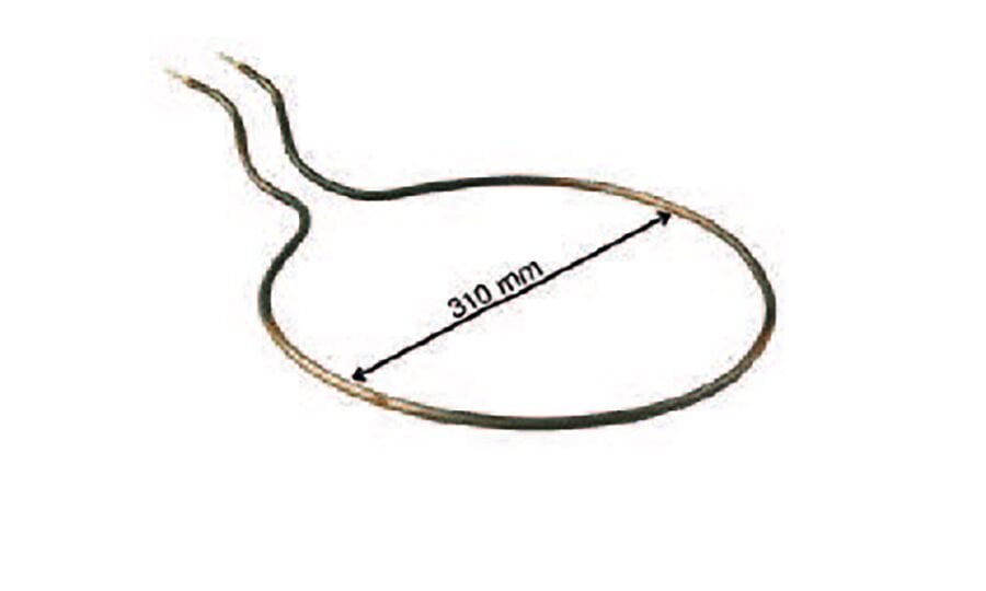 SRC Rezistans CR 114 147 İnce Fırın Rez. (Ördek Kafa) 220 V 750 Watt (6.5 Ø Cr-Ni)