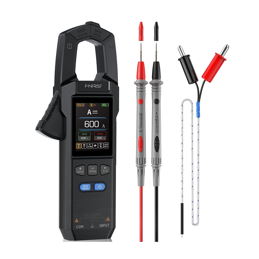 FNIRSI DMC-100 Akım Gerilim Pens Metre | 10000 Sayımlı Dijital True RMS Multimetre + TFT Ekranlı Akıllı Ölçüm Cihazı