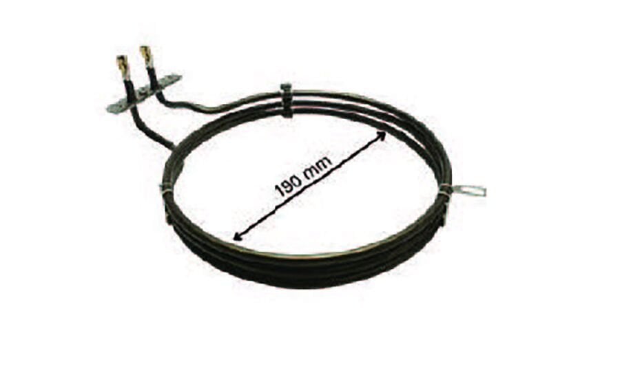 SRC Rezistans CR 114 255 Turbo Fırın Rezistansı - 3 Boğumlu 220 V 2500 Watt (6.5 Ø Cr-Ni)