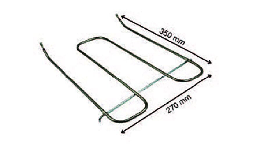 SRC Rezistans CR 114 294 (M) Tipi Fırın Rez. 220 V 800 Watt (6.5 Ø Cr-Ni)