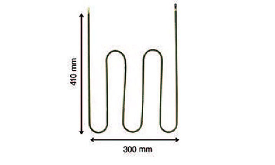 SRC Rezistans CR 114 305 Fırın Boru Rezistansı 220 V 1000 Watt (6.5 Ø Cr-Ni)