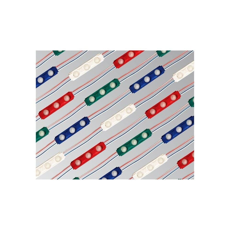 ACK AS04-00203  100 Metre Şeffaf Üçlü LED Modül 6500K