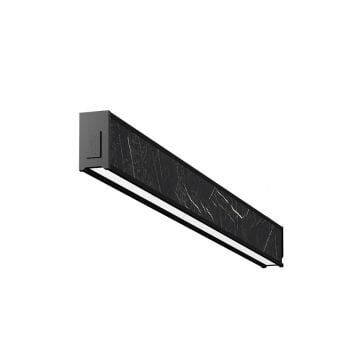 GOYA GY 8046-60 18 Watt 60 cm Siyah Mermer Desenli Sıva Üstü Lineer Armatür