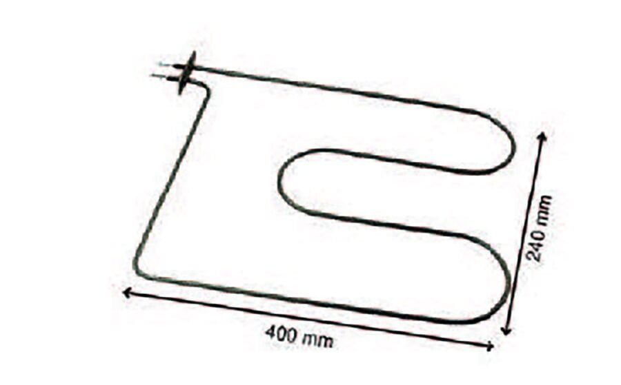 SRC Rezistans CR 114 329 Fırın Boru Rezistansı 220 V 750 Watt (6.5 Ø Cr-Ni)
