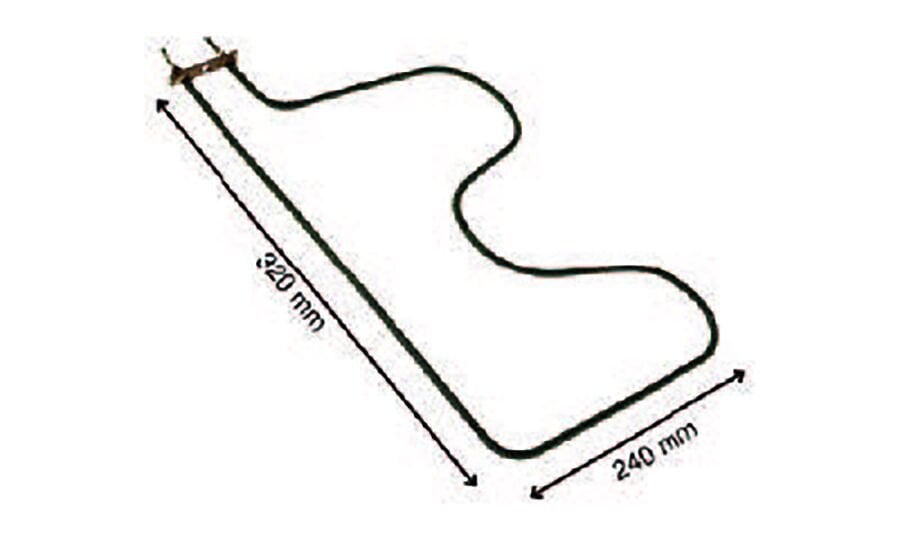 SRC Rezistans CR 114 335 Fırın Boru Rezistansı 230 V 650 Watt (6.5 Ø Cr-Ni)
