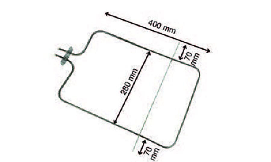 SRC Rezistans CR 114 341 Fırın Boru Rezistansı 220 V 1200 Watt (6.5 Ø Cr-Ni)