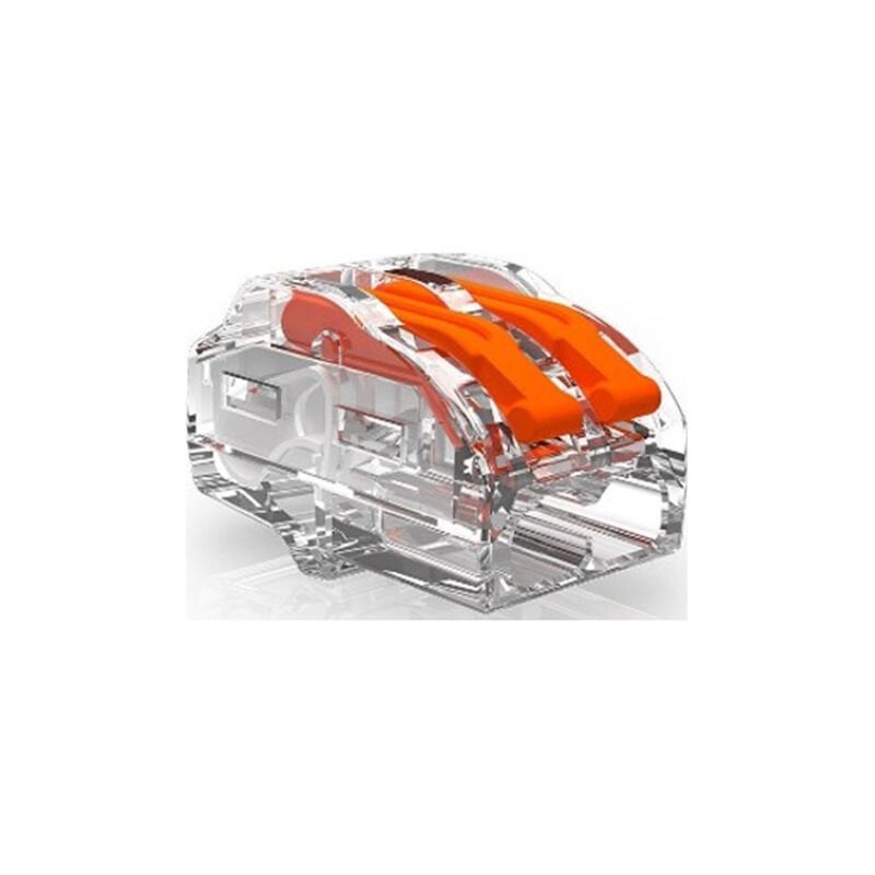 SRC PC62 Turuncu Mandallı Geçmeli̇ Buat Klemensi̇ - 2'li̇ | 0,2-4 mm² (5 Adet)