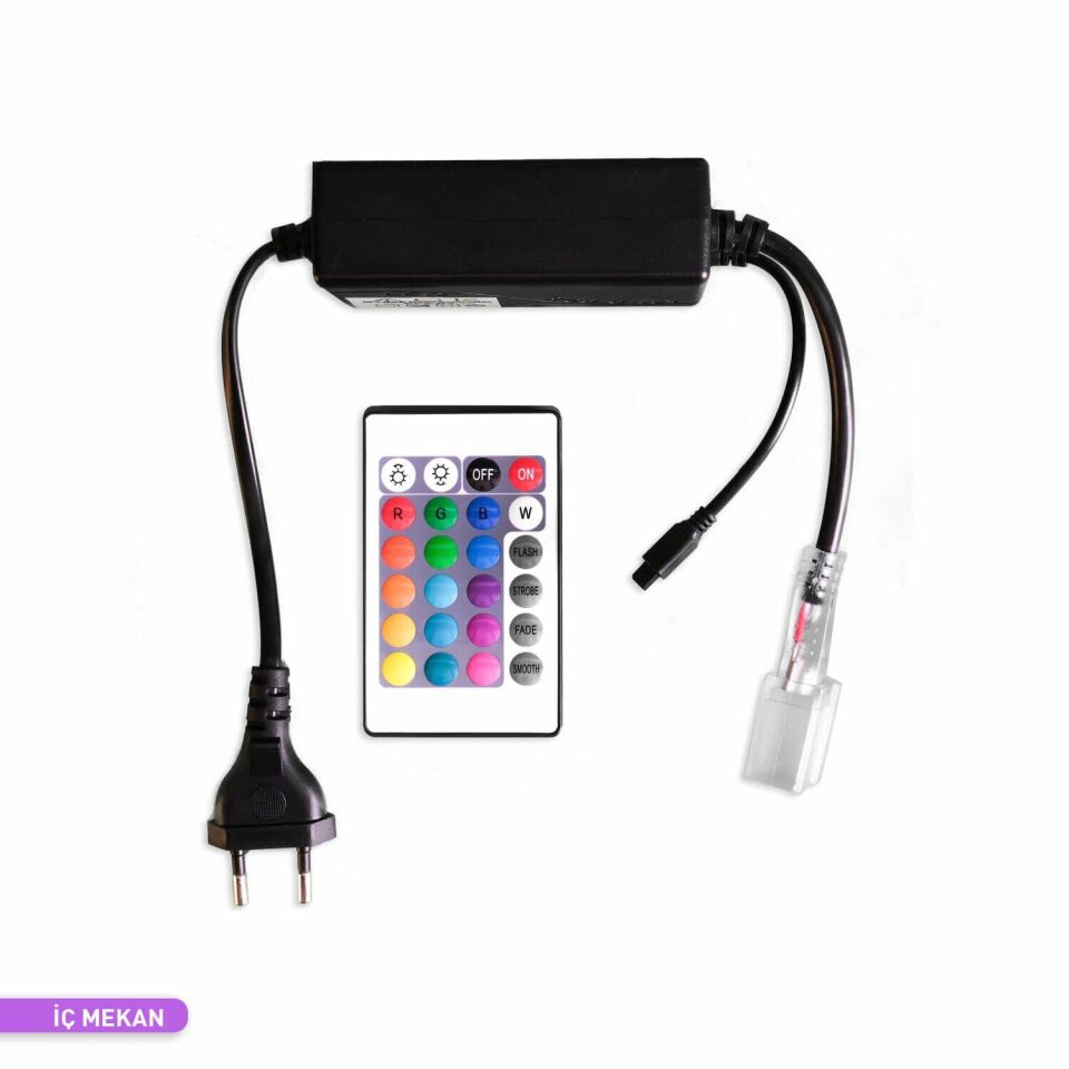 ACK AY30-01030 Neon Kumandalı RGB Kontrol Modülü - AS03-00509 için kumanda