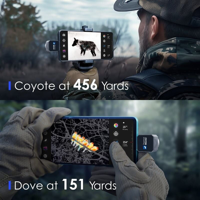 Thermal Master X3 Android Telefon Uyumlu Taktikal Termal Kamera