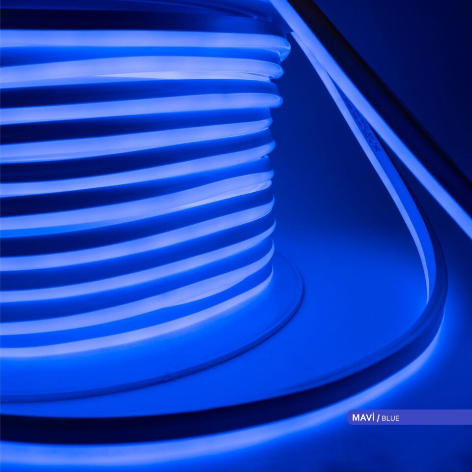 ACK AS03-00506  50 Metre LED Neon 220V Mavi Işık