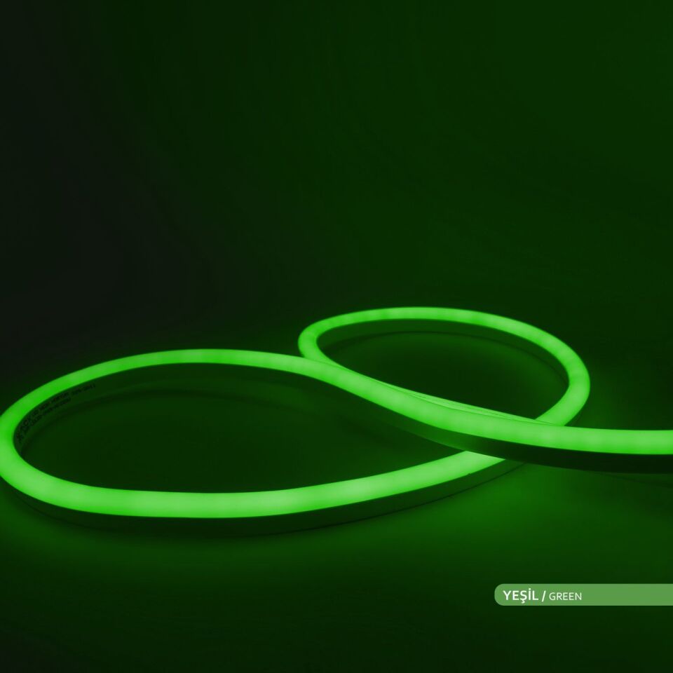 ACK AS03-00505  50 Metre LED Neon 220V Yeşil Işık