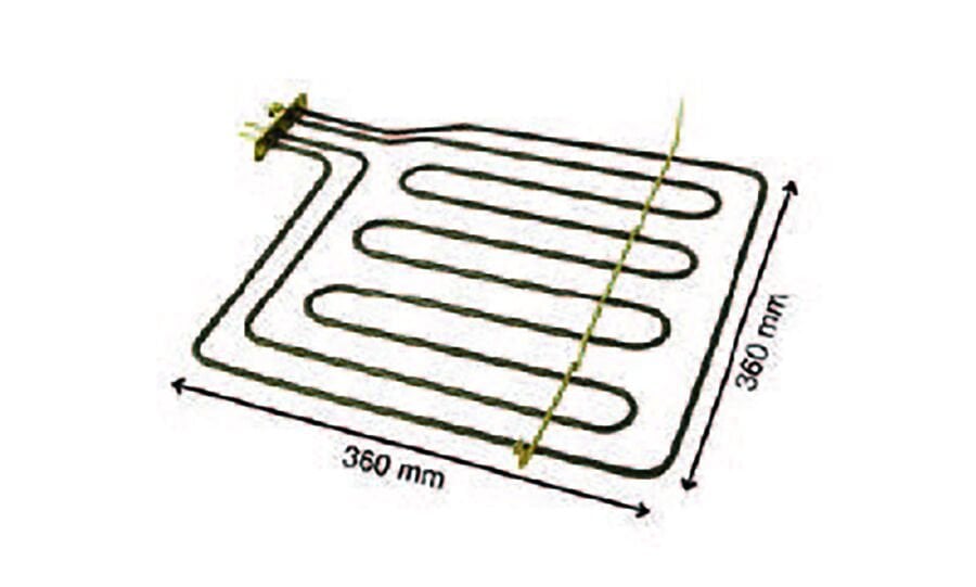 SRC Rezistans CR 114 358 Fırın Boru Rezistansı 220 V 3500 Watt (6.5 Ø Cr-Ni)