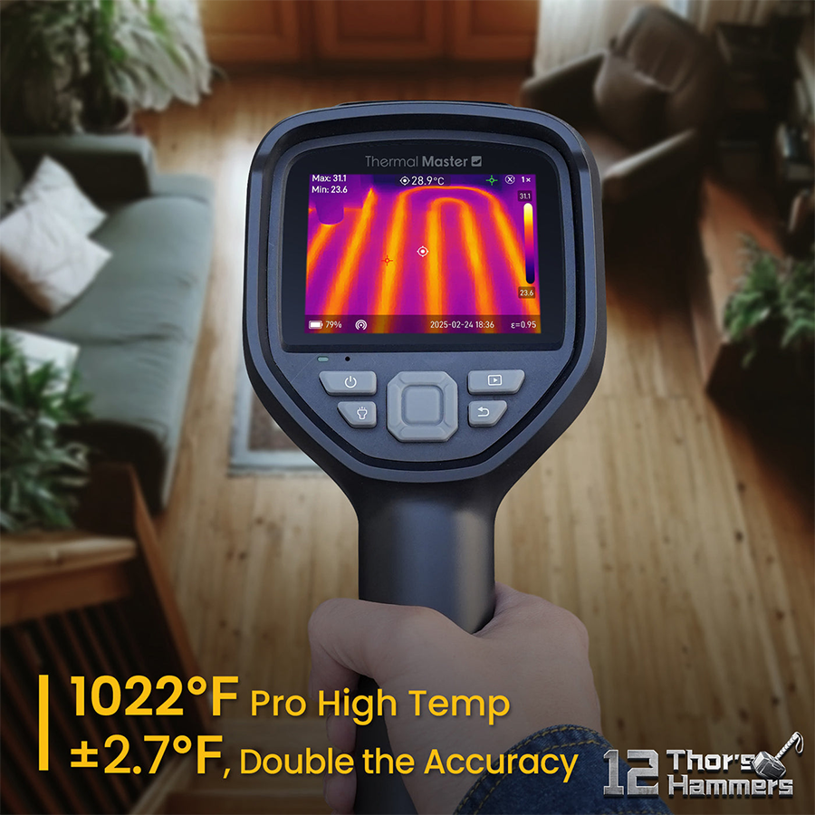 Thermal Master Thor001 Uzman Termal Kamera – 512×384 Çözünürlük, IR-Fuse™, 3,5” IPS Ekran